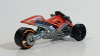 2009 Hot Wheels Tri & Stop Me Metalflake Orange Die Cast Toy Car Vehicle