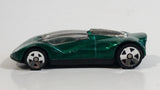 1999 Hot Wheels Double Cross Metalflake Dark Green Die Cast Toy Car Vehicle McDonald's Happy Meal 9/16