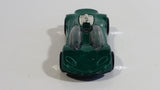 1999 Hot Wheels Double Cross Metalflake Dark Green Die Cast Toy Car Vehicle McDonald's Happy Meal 9/16