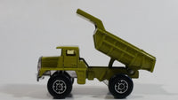 Vintage Zylmex P310 Dump Truck Olive Green Die Cast Toy Car Construction Equipment Vehicle Hong Kong