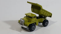 Vintage Zylmex P310 Dump Truck Olive Green Die Cast Toy Car Construction Equipment Vehicle Hong Kong