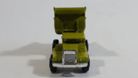 Vintage Zylmex P310 Dump Truck Olive Green Die Cast Toy Car Construction Equipment Vehicle Hong Kong