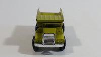 Vintage Zylmex P310 Dump Truck Olive Green Die Cast Toy Car Construction Equipment Vehicle Hong Kong