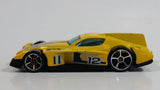 2009 Hot Wheels Track Legends Formul8r Yellow Die Cast Toy Car Vehicle