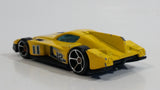 2009 Hot Wheels Track Legends Formul8r Yellow Die Cast Toy Car Vehicle