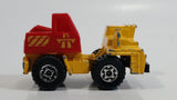 1992 Matchbox Mobile Crane Yellow and Red Die Cast Toy Car Construction Equipment Vehicle