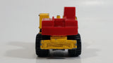 1992 Matchbox Mobile Crane Yellow and Red Die Cast Toy Car Construction Equipment Vehicle