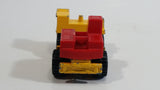 1992 Matchbox Mobile Crane Yellow and Red Die Cast Toy Car Construction Equipment Vehicle