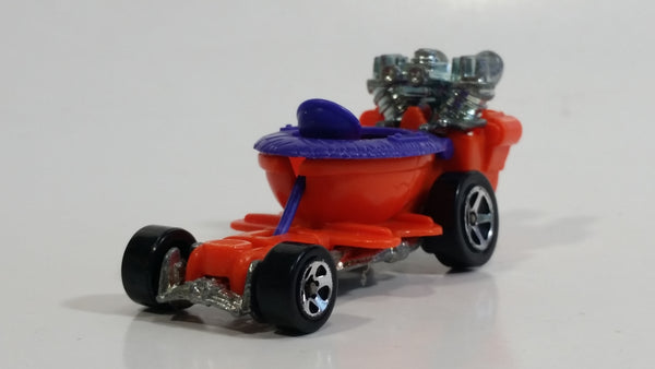 2001 Hot Wheels Hot Seat Orange and Purple Die Cast Toy Car Vehicle