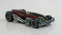 2008 Hot Wheels Acceleracers Metal Maniacs Rat-ified Flat Brown Die Cast Toy Car Vehicle