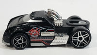 2003 Hot Wheels Truckin' Transport "Auto Recovery" Black Semi Tow Truck Die Cast Toy Car Vehicle