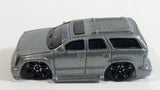 2003 Hot Wheels Cadillac Escalade Metalflake Silver Die Cast Toy Car Luxury SUV Vehicle