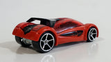 2011 Hot Wheels AcceleRacers Iridium Orange Red Die Cast Toy Car Vehicle