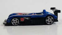 2003 Hot Wheels Panoz LMP-1 Roadster S Metalflake Blue Die Cast Toy Race Car Vehicle