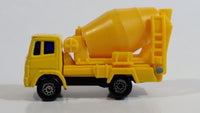 Maisto Cement Mixer Truck Yellow Die Cast Toy Car Construction Equipment Building Vehicle