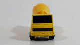 Maisto Cement Mixer Truck Yellow Die Cast Toy Car Construction Equipment Building Vehicle