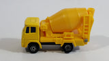 Maisto Cement Mixer Truck Yellow Die Cast Toy Car Construction Equipment Building Vehicle