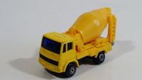 Maisto Cement Mixer Truck Yellow Die Cast Toy Car Construction Equipment Building Vehicle