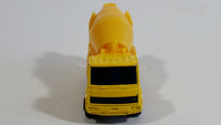 Maisto Cement Mixer Truck Yellow Die Cast Toy Car Construction Equipment Building Vehicle