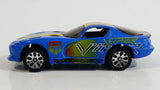 2001 Matchbox Dodge Viper GTS Blue Die Cast Toy Luxury Sports Car Vehicle