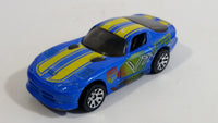 2001 Matchbox Dodge Viper GTS Blue Die Cast Toy Luxury Sports Car Vehicle