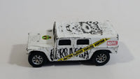 2003 Maisto Marvel Series 2 Hulk "Smash!" Humvee White Die Cast Toy Car Vehicle