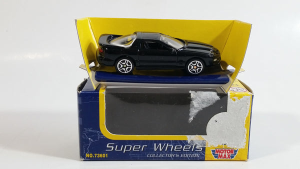 MotorMax 6005 1999 Pontiac Firebird Black Die Cast Toy Car Vehicle Mint Condition In Box