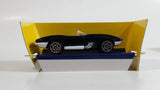 MotorMax Super Wheels 6048 1961 Chevrolet Corvette Stingray Mako Shark Black and White Die Cast Toy Car Vehicle Mint Condition In Box