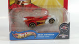 2013 Hot Wheels Saban's Power Rangers Megaforce Dragon Zord Red and Silver Die Cast Toy Car Vehicle New in Package