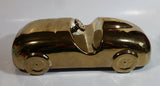 Gold Painted Car Automobile Ceramic Statue Ornament 12" Long