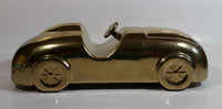 Gold Painted Car Automobile Ceramic Statue Ornament 12" Long