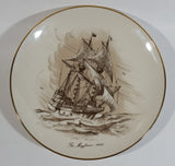 Porcelain Guild of America Plimoth Plantation Mayflower 1620 Exclusive 8 1/2" Diameter Collector Plate