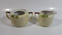 Antique Noritake Hand Painted Sugar Bowl and Creamer Porcelain Tea Ware