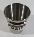 Maui Hawaii NO-KA-OI Rainbow Themed Metal Shot Glass