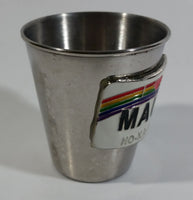 Maui Hawaii NO-KA-OI Rainbow Themed Metal Shot Glass