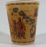 The Hawaiian Islands Map Themed 2 3/8" Tall Shot Glass