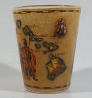 The Hawaiian Islands Map Themed 2 3/8" Tall Shot Glass