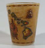 The Hawaiian Islands Map Themed 2 3/8" Tall Shot Glass