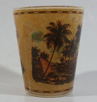 The Hawaiian Islands Map Themed 2 3/8" Tall Shot Glass