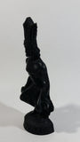 Vintage 1976 A Hip Original Tiki God 7 1/4" Tall Black Resin Statue
