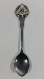 1987 Stuart Nechako Northern B.C. Winter Games Enamel and Metal Souvenir Spoon Sports Collectible