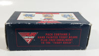 British Airways Air Bears Collection 3 Pack of Teddy Bear Decorative Ornament Figures in Box