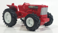 Unknown Brand "Farm Motor" Red Tractor Die Cast Toy Car Vehicle