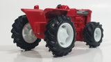 Unknown Brand "Farm Motor" Red Tractor Die Cast Toy Car Vehicle