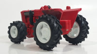 Unknown Brand "Farm Motor" Red Tractor Die Cast Toy Car Vehicle