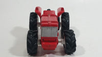 Unknown Brand "Farm Motor" Red Tractor Die Cast Toy Car Vehicle