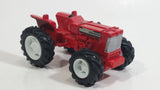 Unknown Brand "Farm Motor" Red Tractor Die Cast Toy Car Vehicle