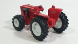 Unknown Brand "Farm Motor" Red Tractor Die Cast Toy Car Vehicle