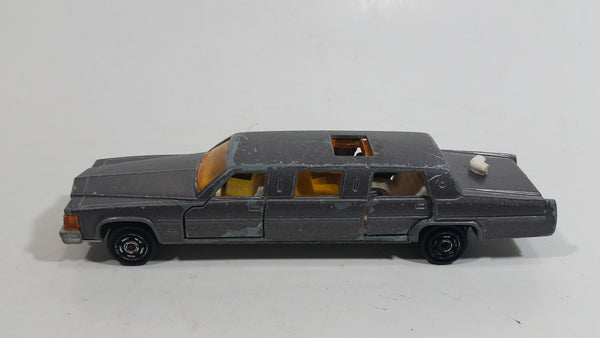 Vintage Majorette Limousine Grey No. 339 Grey with Opening Doors and Sunroof 1/58 Scale Made in France