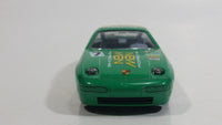 1988 Burago Porsche 928 S4 Valvoline Man Starcraft Apple Computer #7 Green 1/43 Scale Die Cast Toy Race Car Vehicle